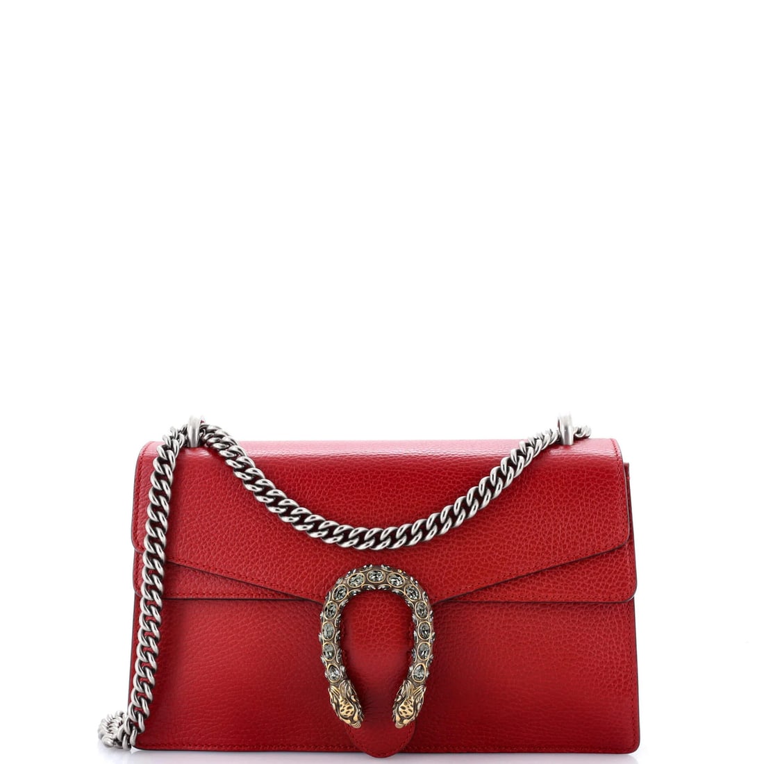 Gucci Dionysus Small Leather Bag: Gucci Dionysus Small Leather Bag The Gucci Dionysus Small Leather Bag is a stunning, bold statement piece that exudes luxury and sophistication. With its sleek red exterior, neutral interior, and sign