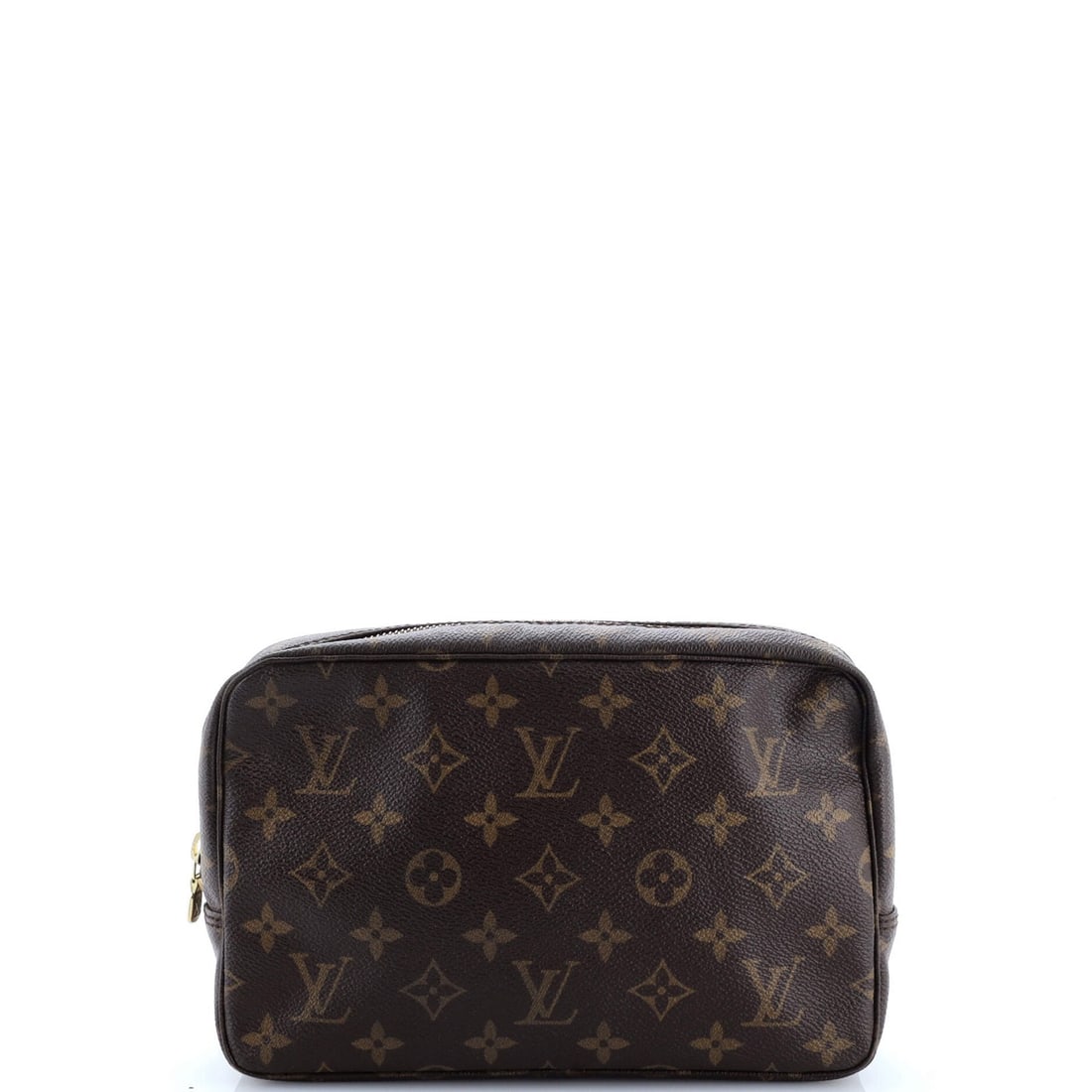 Louis Vuitton Monogram Canvas Toiletry Pouch - 23: Louis Vuitton Monogram Canvas Toiletry Pouch - 23 A luxurious Louis Vuitton toiletry pouch, the Trousse 23 in brown monogram canvas is a stylish and practical accessory for any traveler or fashion