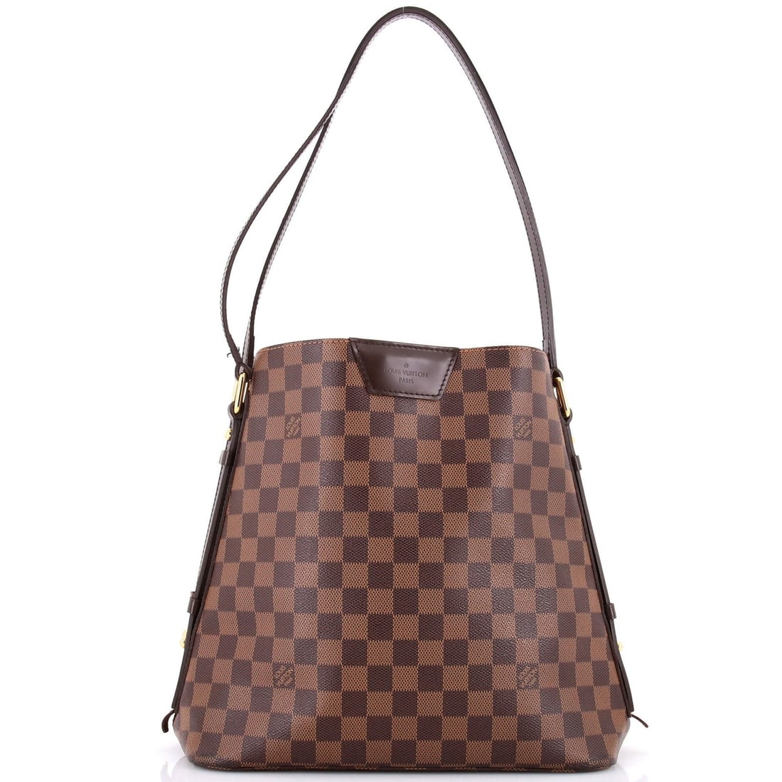 Louis Vuitton Rivington Damier Cabas: Louis Vuitton Rivington Damier Cabas A rare opportunity to own a pre-owned Louis Vuitton Rivington Damier Cabas, boasting the iconic Damier pattern and timeless brown canvas exterior. With its