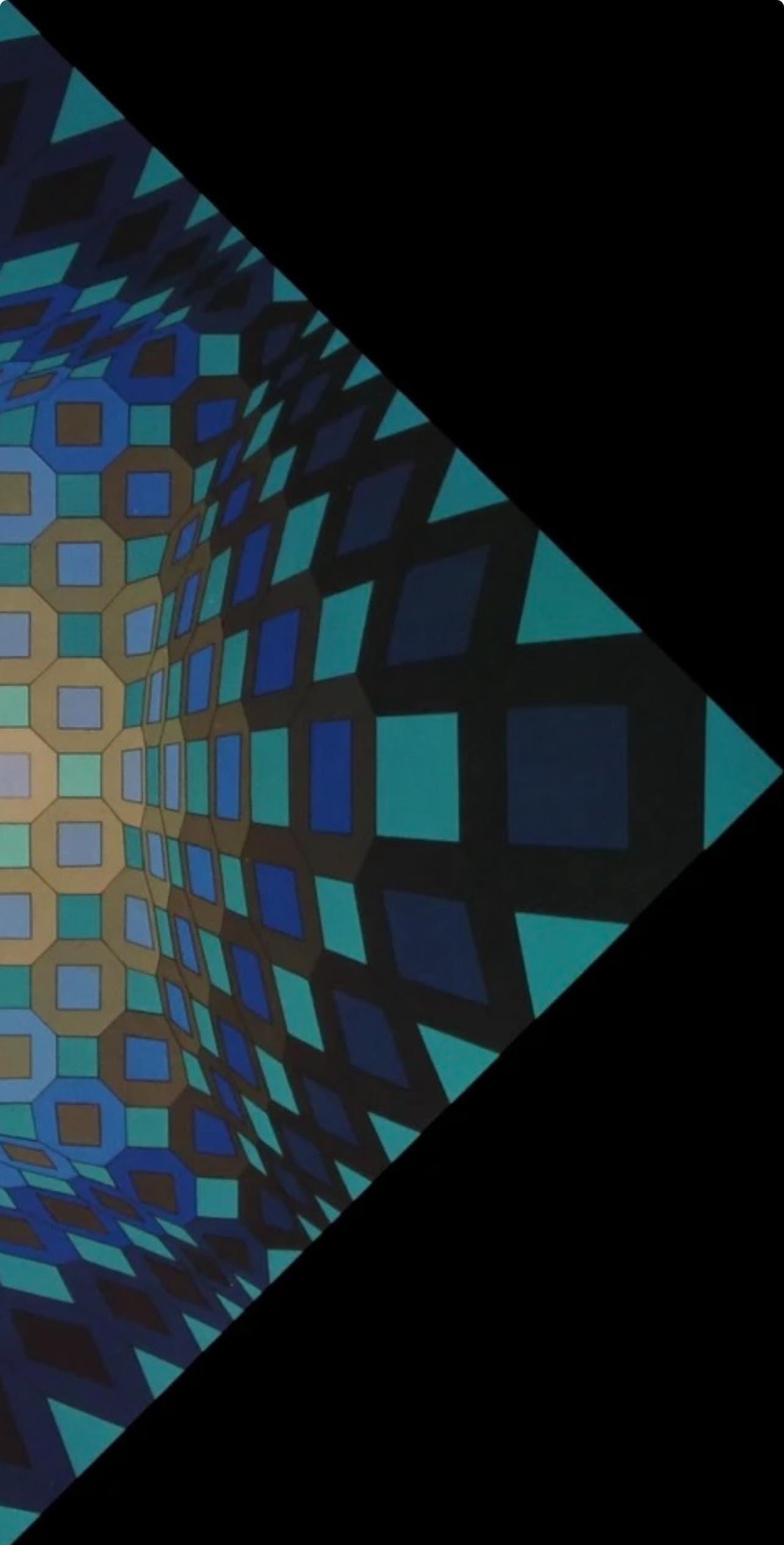 Hliogravure - Victor Vasarely - Composition - Octogone - 4