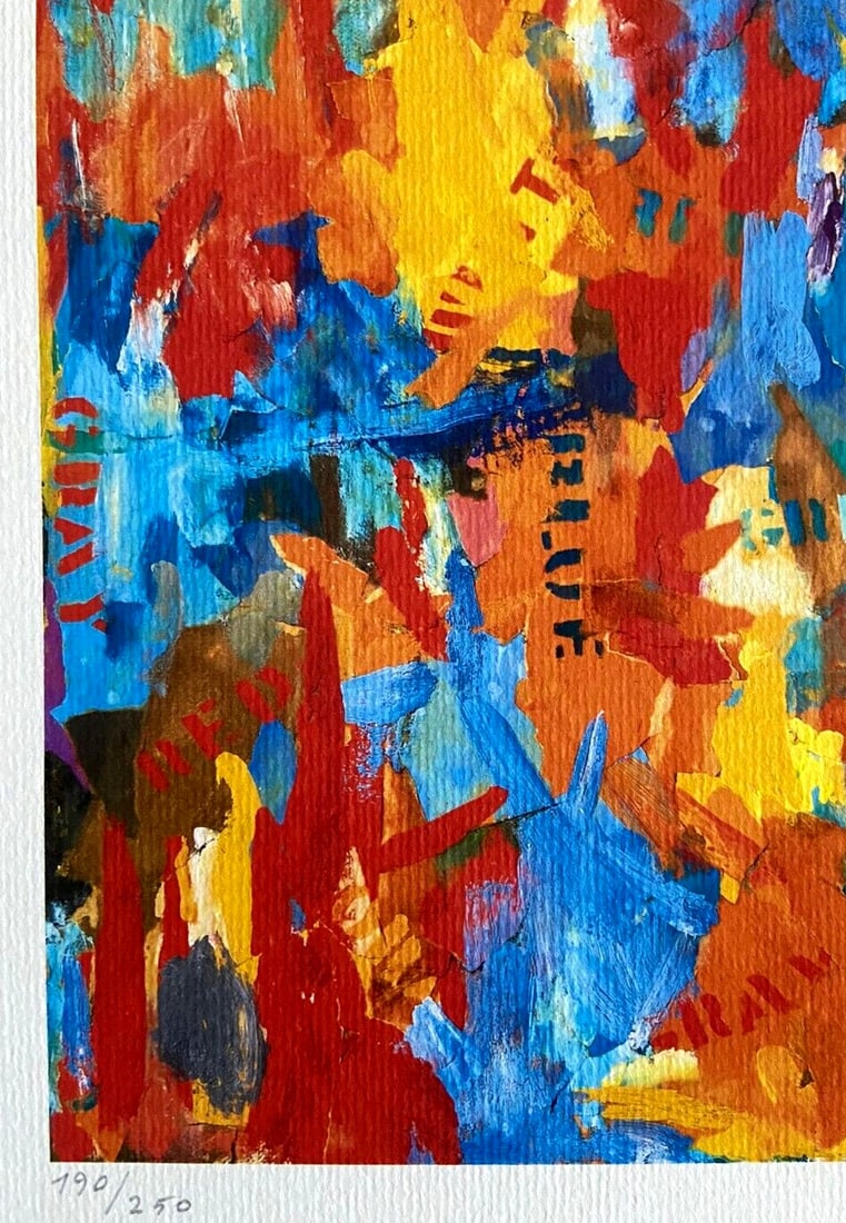 Jasper Johns Lithograph #Museum Numbered Op - 6
