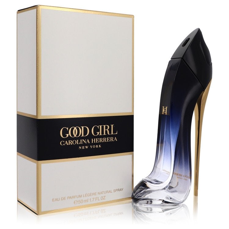 Good Girl Legere Perfume By Carolina Herrera Eau De Parfum Spray: Good Girl Legere Perfume By Carolina Herrera Eau De Parfum Spray Experience the timeless elegance of Carolina Herrera's Good Girl Legere perfume, a sophisticated eau de parfum spray that exudes