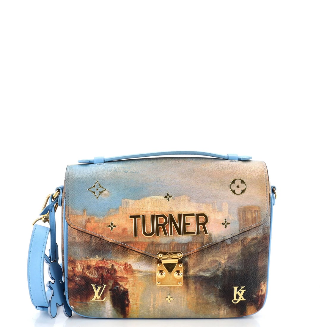 Canvas Louis Vuitton Pochette Metis Limited Edition Jeff Koons Turner Print: Canvas Louis Vuitton Pochette Metis Limited Edition Jeff Koons Turner Print Own a piece of art and luxury with the Pochette Metis Limited Edition, featuring a stunning canvas exterior adorned with a