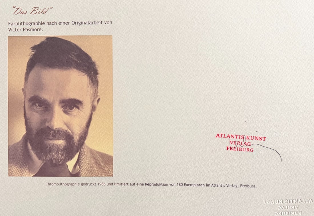 Numbered Victor Pasmore Lithograph - 8