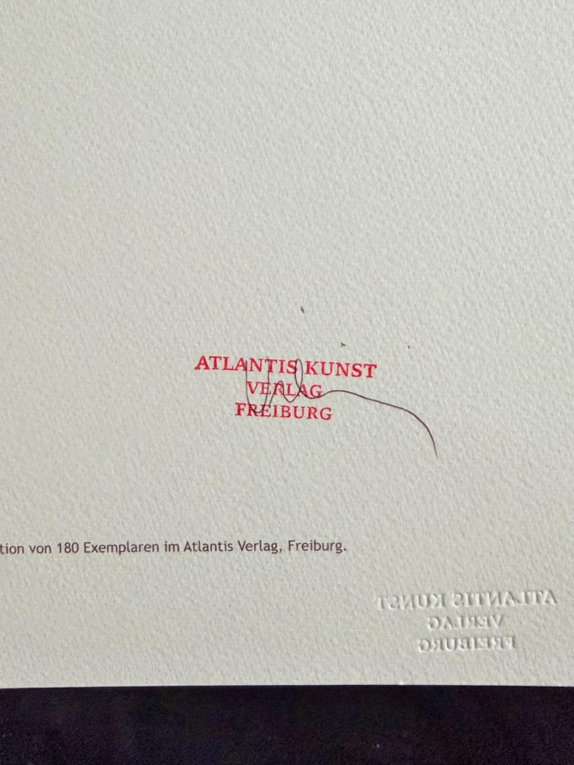 Numbered Victor Pasmore Lithograph - 9