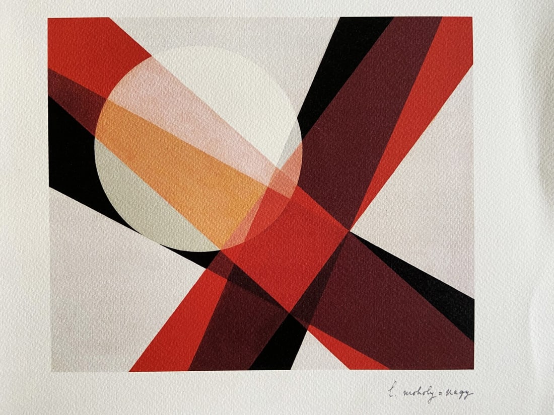 Guggenheim Museum Lithograph: Guggenheim Museum Lithograph A rare opportunity to own a piece of art history, this limited edition lithograph by Laszlo Moholy-Nagy was specifically created for the Guggenheim Museum in New York, whe