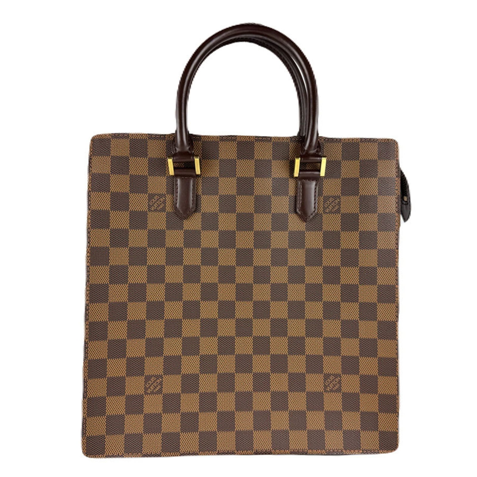 Louis Vuitton Damier Canvas Handbag: Louis Vuitton Damier Canvas Handbag A stylish and timeless piece, this Louis Vuitton Damier Canvas handbag boasts the iconic brand's signature Damier pattern in Ebene, adding a touch of