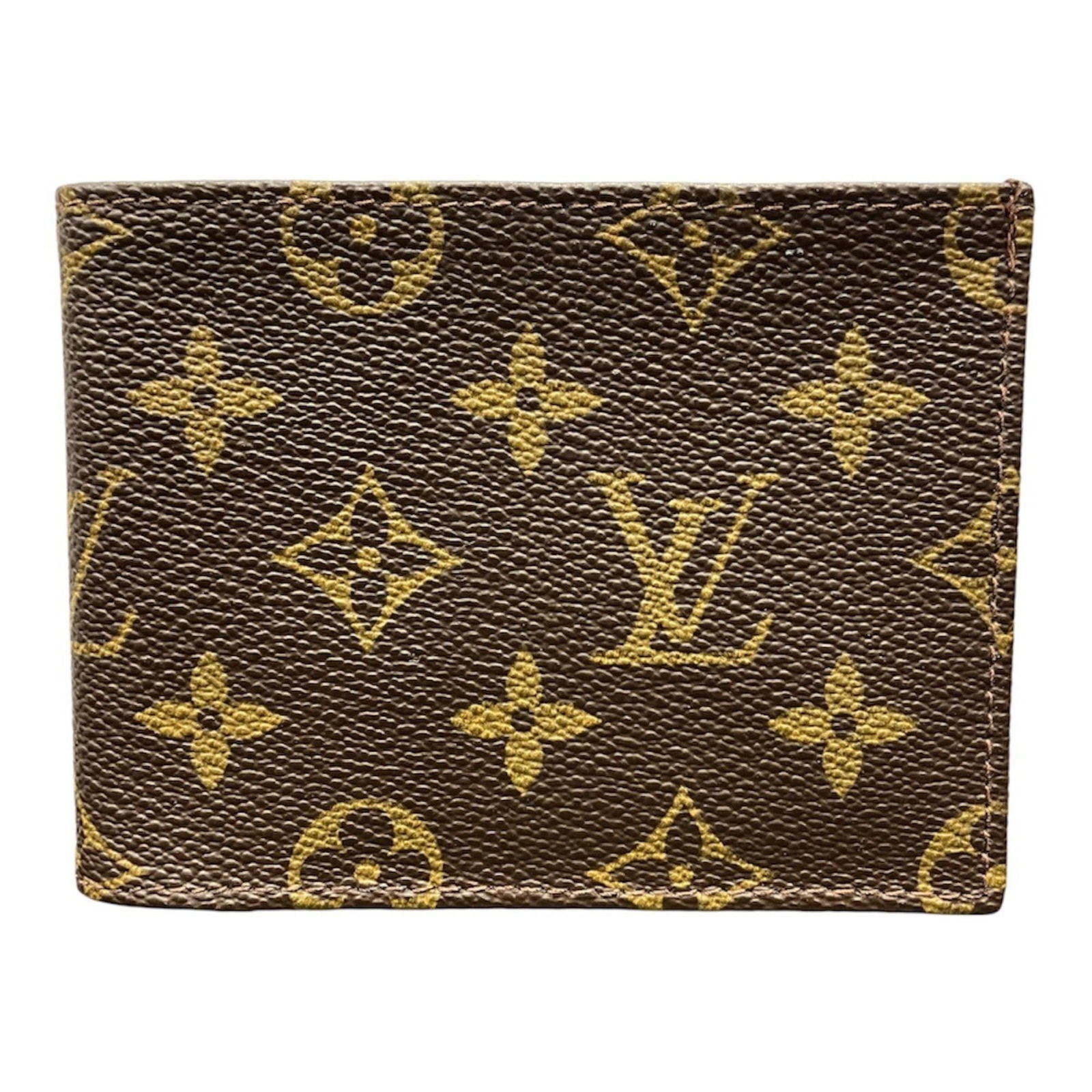 Louis Vuitton Bi-Fold Pvc Wallet: Louis Vuitton Bi-Fold Pvc Wallet A stylish and practical Louis Vuitton bi-fold wallet, crafted from durable PVC material, boasts a classic brown hue that adds a touch of sophistication to any outfit.