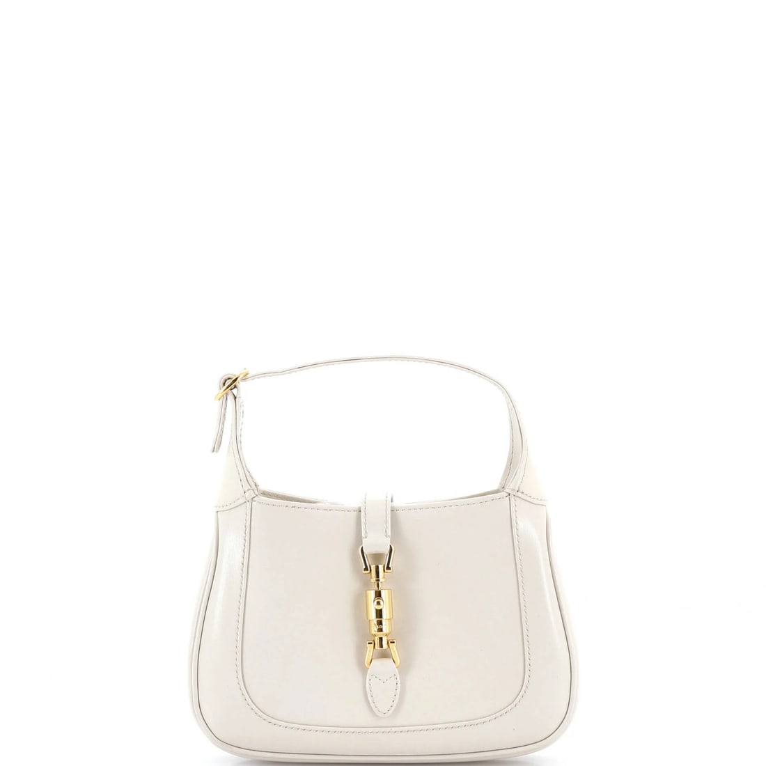 Mini Gucci Jackie 1961 Hobo Leather: Mini Gucci Jackie 1961 Hobo Leather Own a piece of iconic style with the Mini Gucci Jackie 1961 Hobo Leather, a miniature version of the classic 1960s design that exudes effortless chic. This mini