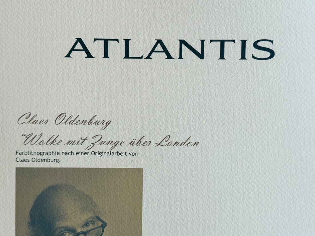 Claes Oldenburg Lithograph With Numbered - 11