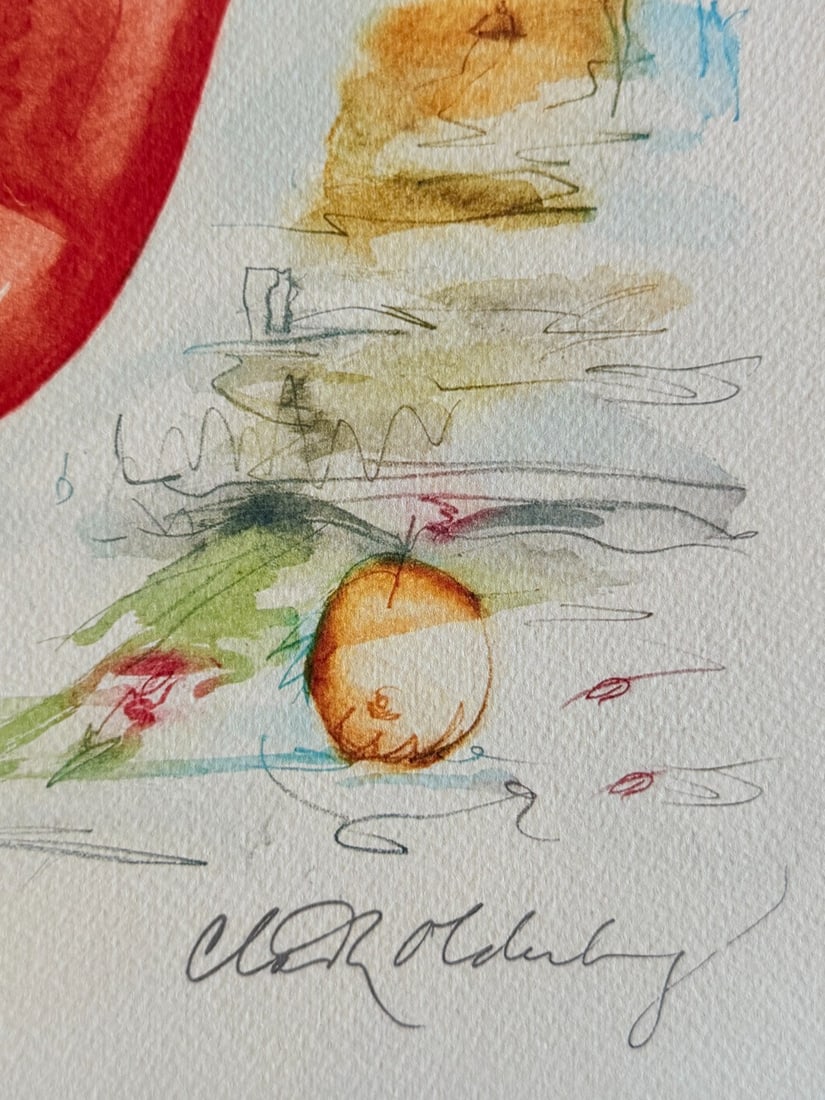 Claes Oldenburg Lithograph With Numbered - 9