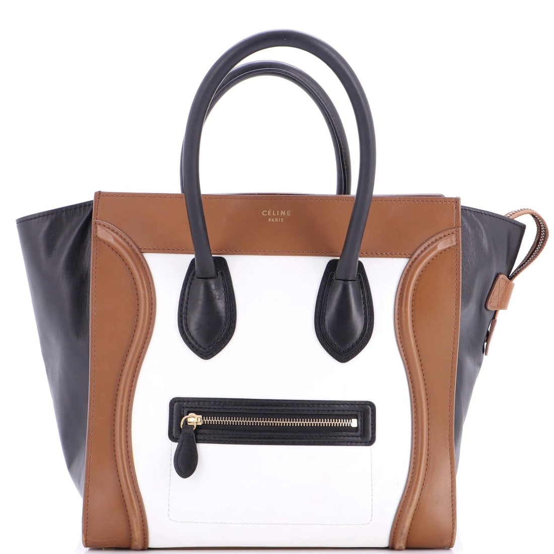 Celine Tricolor Mini Leather Luggage Bag (1 of 8)