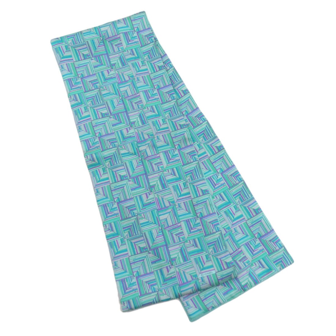 Hermes Geometric Pattern Silk Scarf - 2