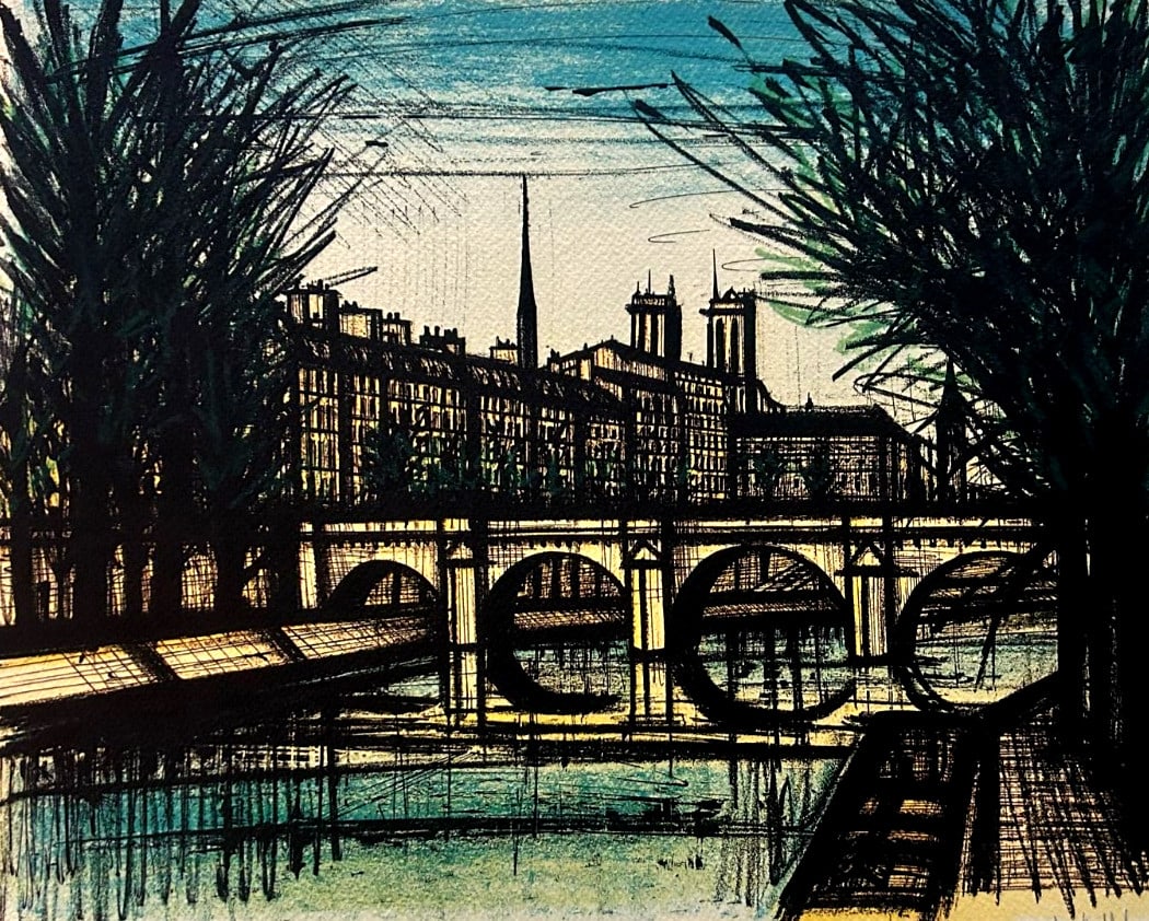 And Bernard Buffet Lithograph Op With Numbered - 3