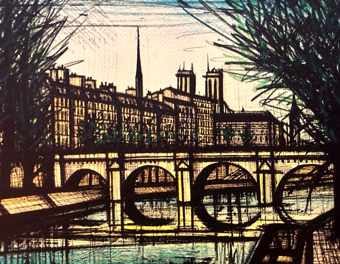 And Bernard Buffet Lithograph Op With Numbered - 4