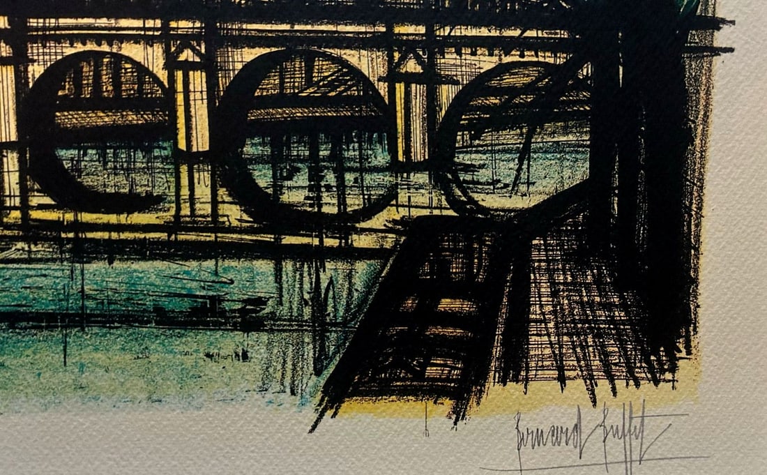 And Bernard Buffet Lithograph Op With Numbered - 6