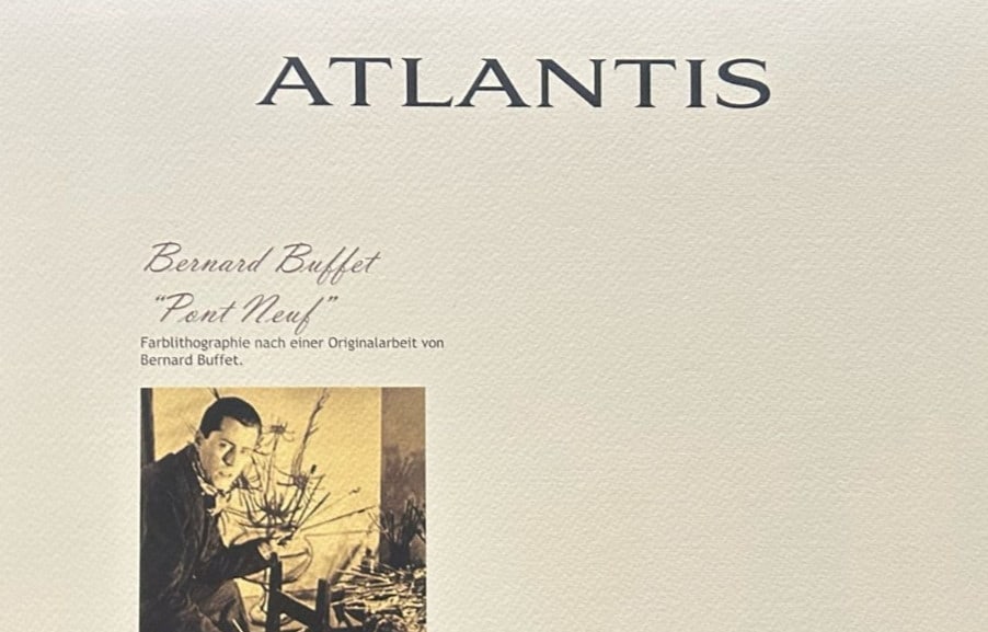 And Bernard Buffet Lithograph Op With Numbered - 8