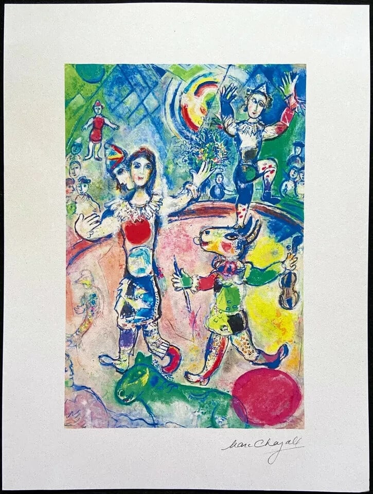 Op Marc Chagall Numbered Lithograph - 2