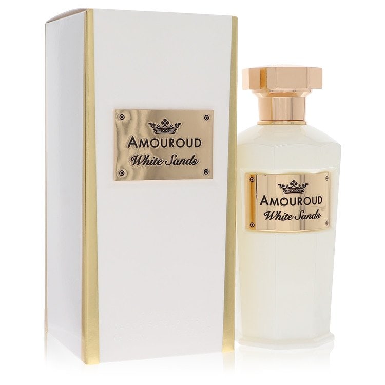 Amouroud White Sands Eau de Parfum Spray: Amouroud White Sands Eau de Parfum Spray Indulge in the soft, powdery scent of Amouroud White Sands Eau de Parfum Spray, a delicate and alluring fragrance for women. With its 3.4 oz size and 500g
