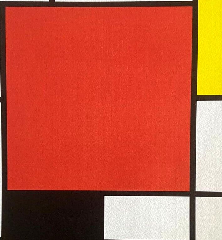 Numbered Piet Mondrian Lithograph - 3