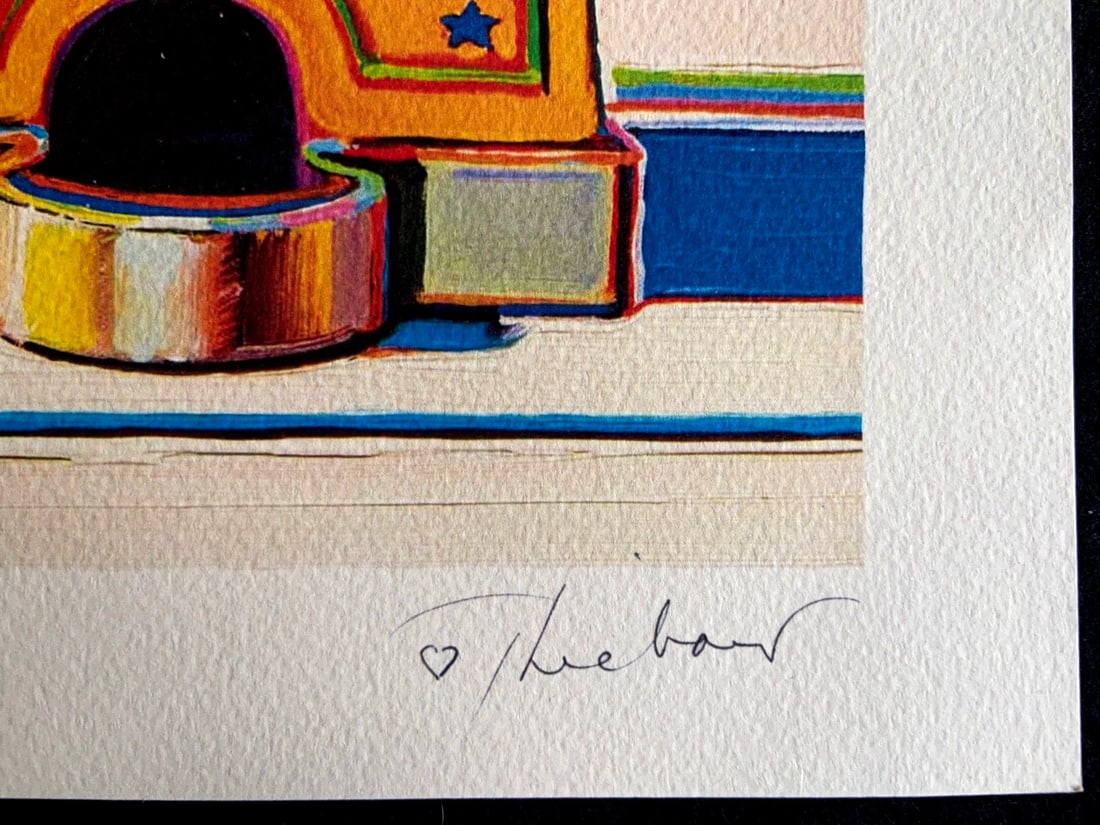 Wayne Thiebaud Lithograph #Op (Op Numbered) - 7