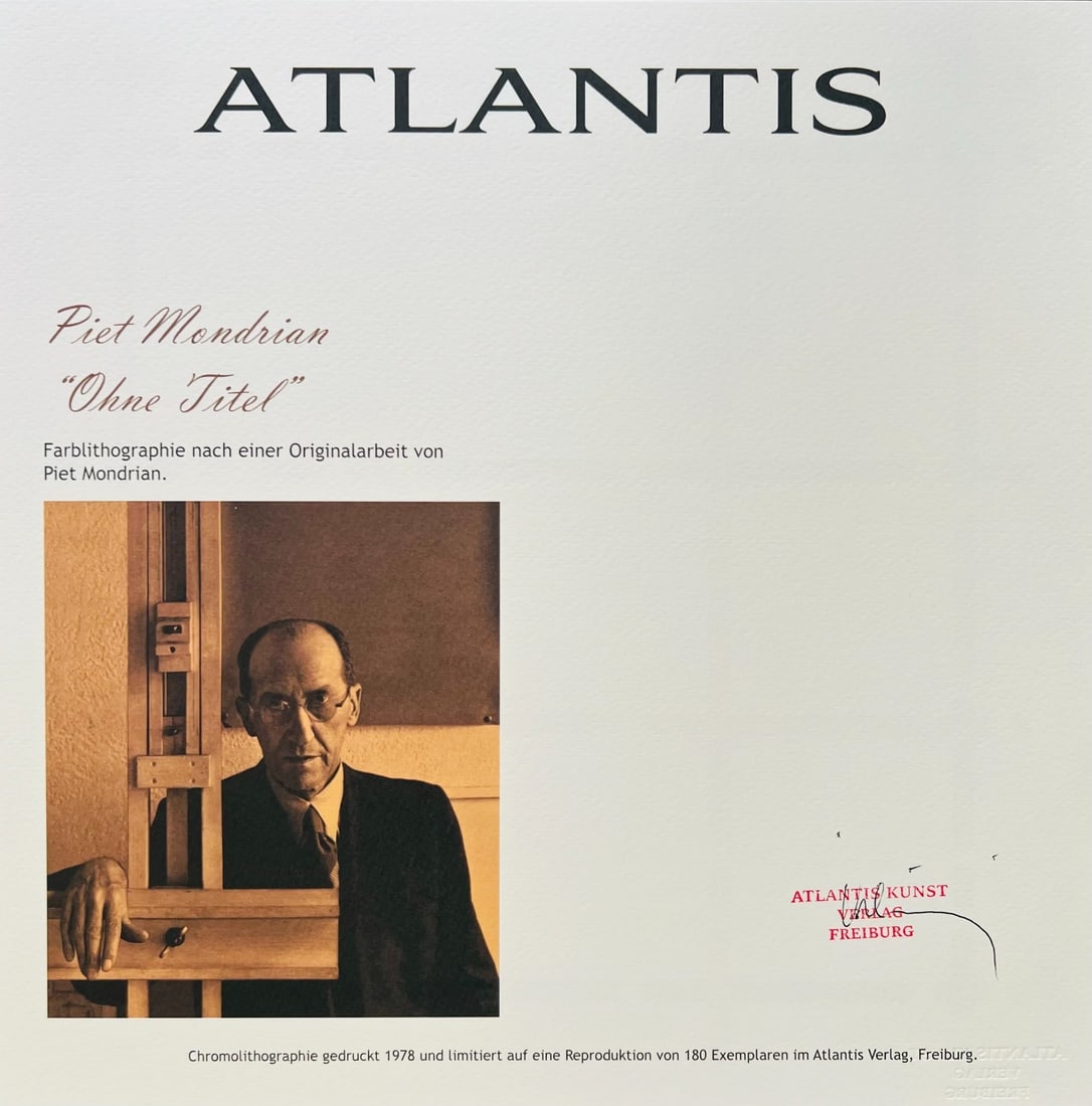 Numbered Piet Mondrian Lithograph - 7