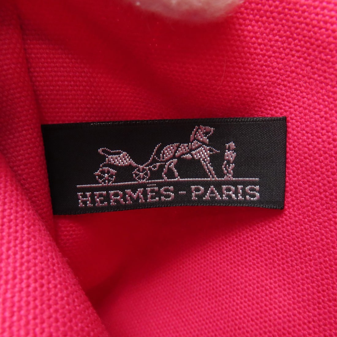 Hermes Logo Canvas Pouch - 6