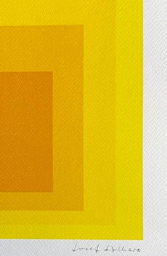 Josef Albers Lithograph #Op Numbered - 5