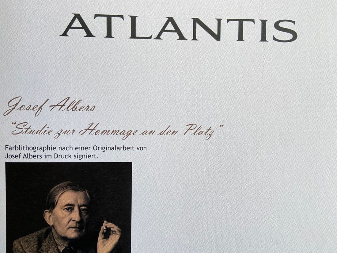 Josef Albers Lithograph #Op Numbered - 7