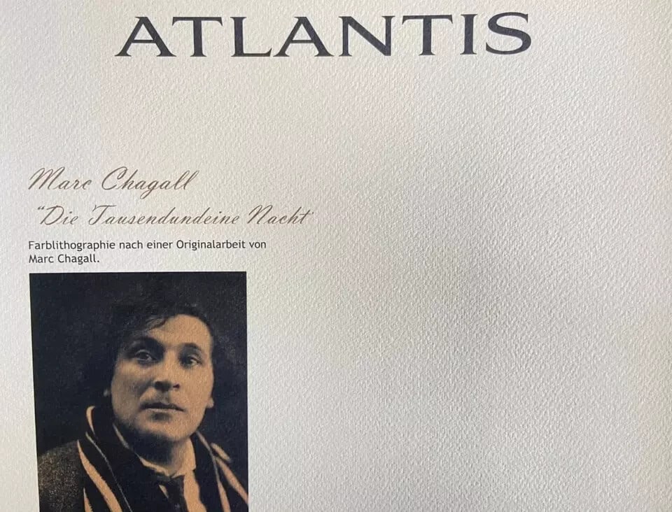 Chagall Lithograph Collection Stamp (Numbered) - 10