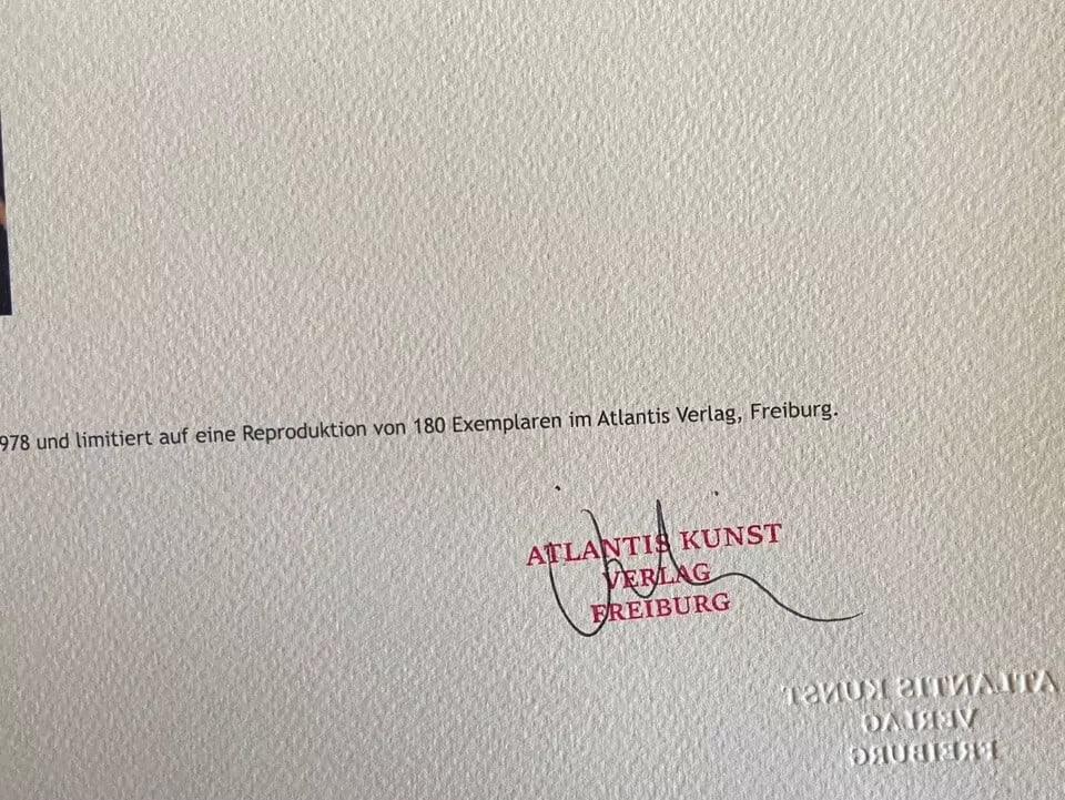 Chagall Lithograph Collection Stamp (Numbered) - 12