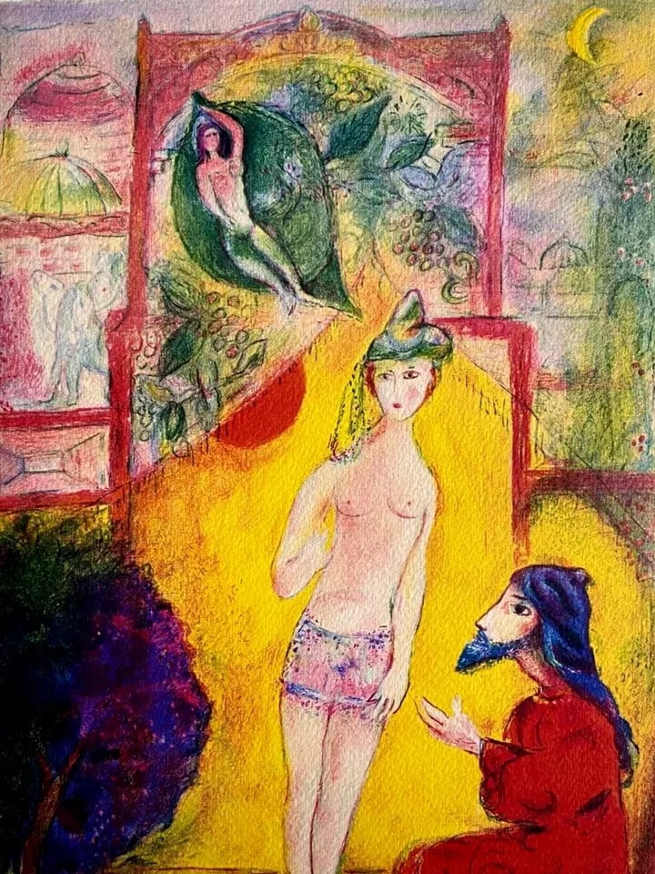 Chagall Lithograph Collection Stamp (Numbered) - 3