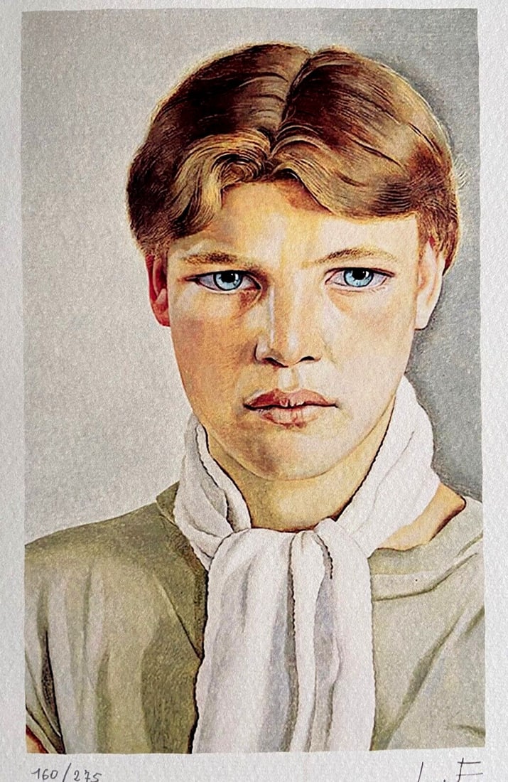 275 Lucian Freud Lithograph -Numbered Limited: 275 Lucian Freud Lithograph -Numbered Limited A rare opportunity to own a unique piece of art, this 275 hand-numbered lithograph by Lucian Freud is a testament to the master's skill and