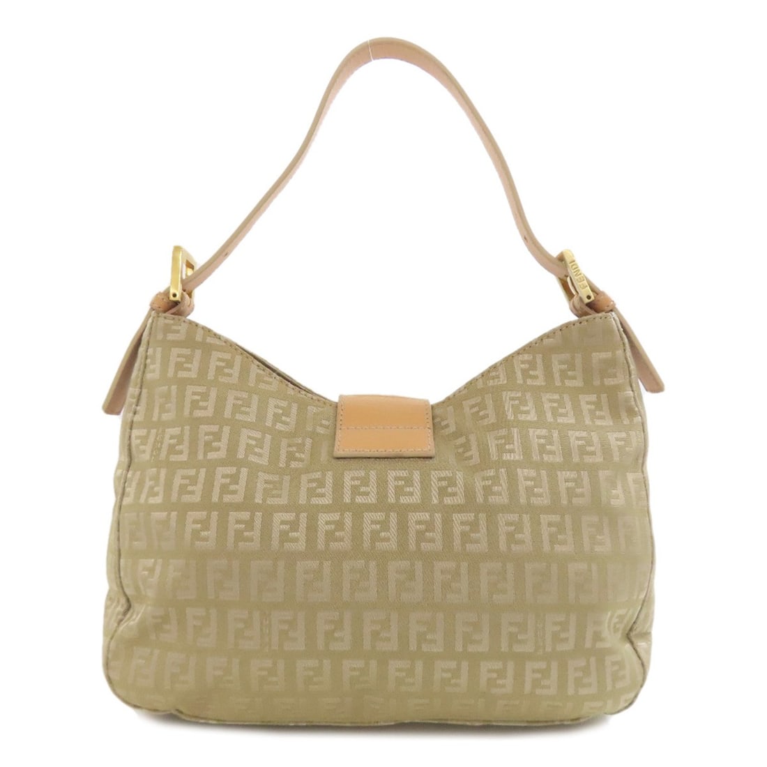 Fendi Zucca Pattern Canvas Handbag - 2