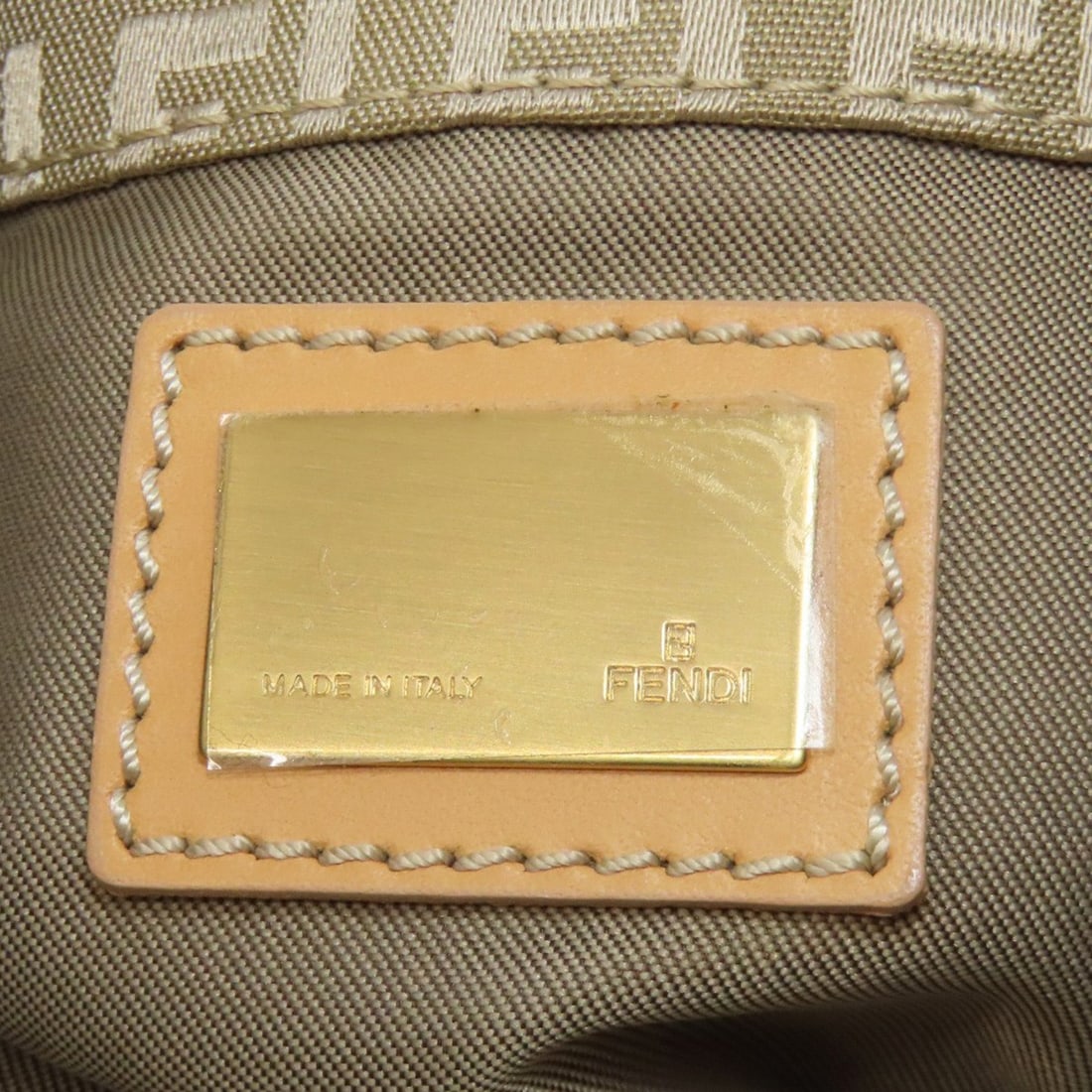 Fendi Zucca Pattern Canvas Handbag - 7