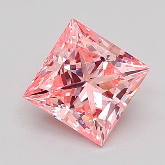 IGI Princess 0.92ct Fancy Intense Pink VVS2 Loose Lab Diamond: IGI Princess 0.92ct Fancy Intense Pink VVS2 Loose Lab Diamond Experience the rare beauty of a Fancy Intense Pink diamond, one of the most coveted colors in the world of gemstones. This exquisite 0.92c