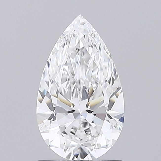 Loose Lab Diamond - IGI Pear 1.03ct D VVS1: Loose Lab Diamond - IGI Pear 1.03ct D VVS1 A rare and exceptional lab-grown diamond, this IGI-certified pear-cut gem boasts an impressive 1.03 carats of flawless VVS1 clarity, shining with a D color g