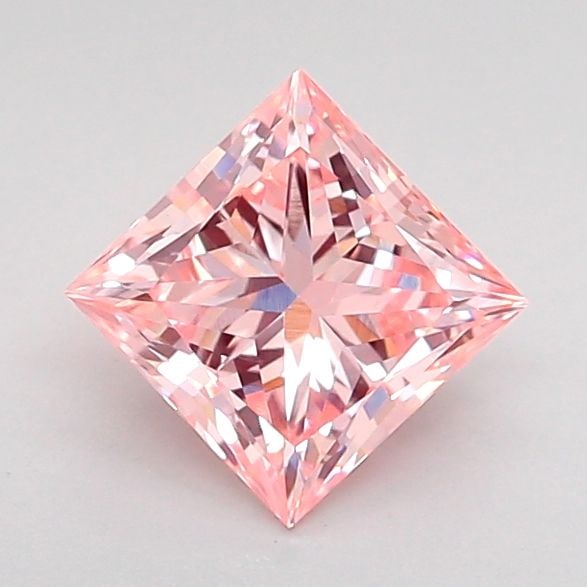 IGI Princess 1.01ct Fancy Vivid Pink VVS2 Loose Lab Diamond: IGI Princess 1.01ct Fancy Vivid Pink VVS2 Loose Lab Diamond Experience the rare beauty of a Fancy Vivid Pink diamond, one of the most coveted colors in the world of gemstones. This 1.01ct IGI-certifie