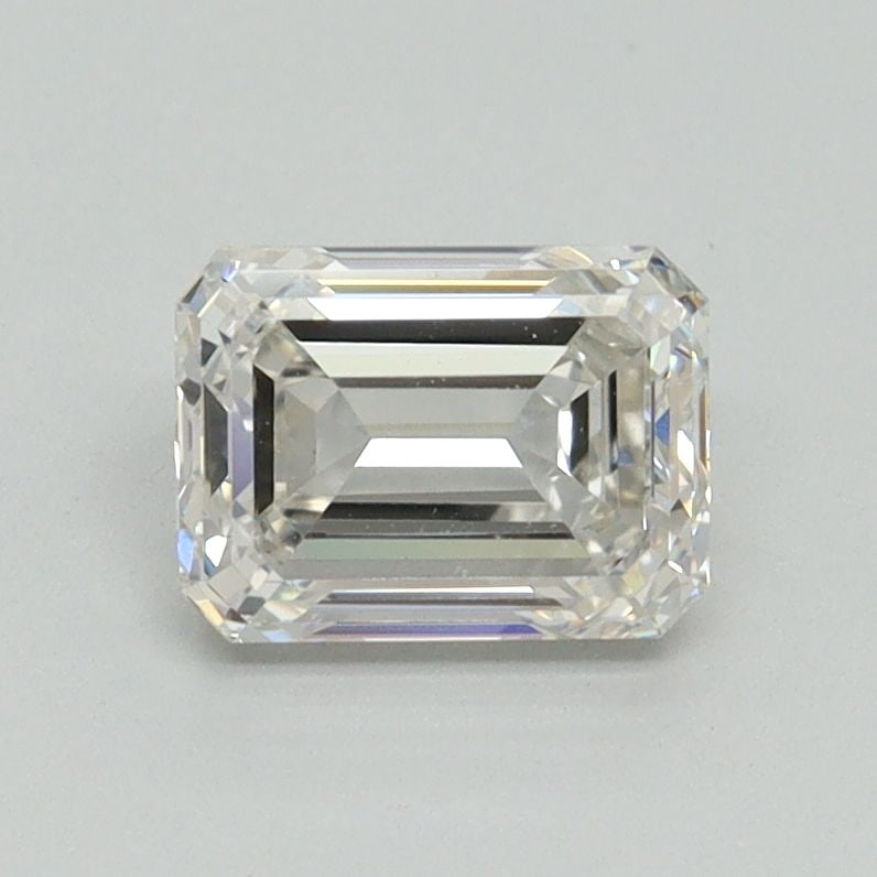 Loose 1.07ct F VVS2 Emerald Diamond: Loose 1.07ct F VVS2 Emerald Diamond A rare and exceptional gemstone, this 1.07ct F VVS2 emerald diamond boasts an impressive clarity grade, making it a true standout among its peers. Its vibrant color