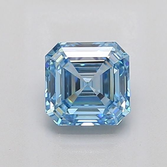 IGI Asscher 1.31ct Fancy Vivid Blue VVS2 Loose Lab Diamond: IGI Asscher 1.31ct Fancy Vivid Blue VVS2 Loose Lab Diamond Experience the rare beauty of a Fancy Vivid Blue diamond, one of the most striking colors in nature. This exquisite 1.31ct lab-grown gem boas