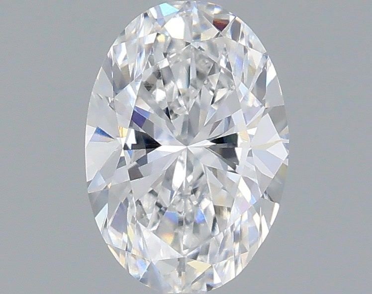 IGI Oval 0.85ct D VVS2 Diamond: IGI Oval 0.85ct D VVS2 Diamond A stunning lab-grown diamond with exceptional clarity and color, this 0.85ct IGI Oval boasts a brilliant D grade and VVS2 clarity, making it a rare find for those seekin