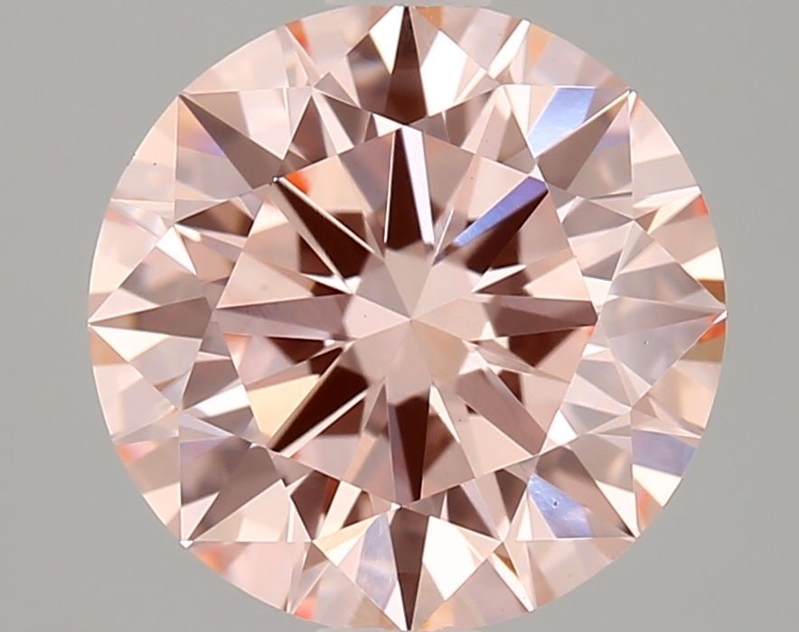 IGI Round 1.51ct Fancy Vivid Pink VVS2 Ideal Loose Lab Diamond: IGI Round 1.51ct Fancy Vivid Pink VVS2 Ideal Loose Lab Diamond Experience the rare beauty of a Fancy Vivid Pink diamond, certified by IGI as a true lab-grown gemstone. This stunning 1.51ct stone boast