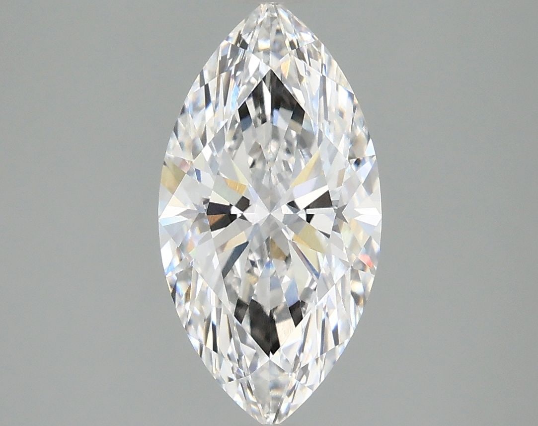 IGI Marquise 2.08ct D VVS2 Diamond: IGI Marquise 2.08ct D VVS2 Diamond A stunning IGI-certified marquise diamond, weighing 2.08 carats and boasting exceptional clarity (VVS2) and color (D), sets the tone for this rare lab-grown gem. Its