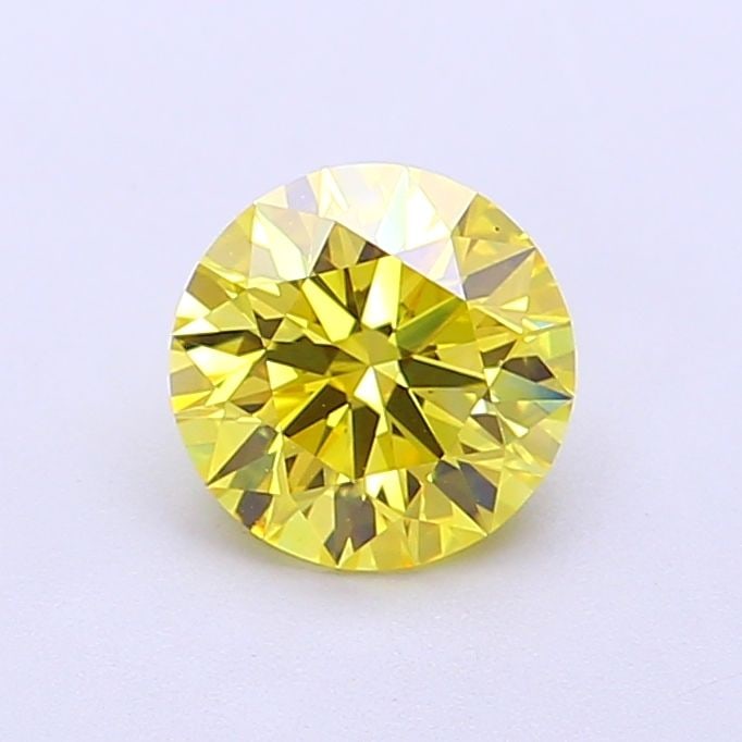 IGI Round 1.01ct Fancy Vivid Yellow VVS1 Ideal Loose Lab Diamond: IGI Round 1.01ct Fancy Vivid Yellow VVS1 Ideal Loose Lab Diamond Experience the brilliance of a lab-grown diamond, certified by IGI as Fancy Vivid Yellow with exceptional clarity and cut. This 1.01ct