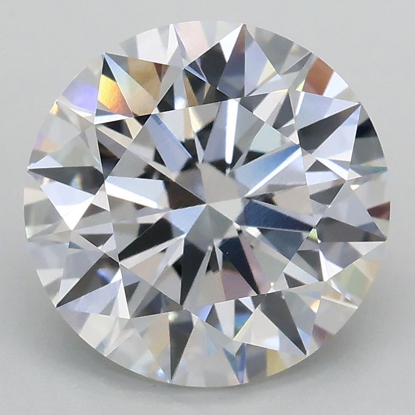 IGI Round 3.09ct D VVS2 Ideal Loose Lab Diamond: IGI Round 3.09ct D VVS2 Ideal Loose Lab Diamond Experience the brilliance of nature with this stunning 3.09ct IGI Round lab-grown diamond, boasting exceptional clarity (VVS2) and color (D), making it