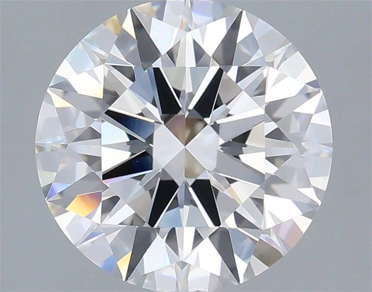 IGI Round 2.03ct E VVS2 Ideal Loose Lab Diamond: IGI Round 2.03ct E VVS2 Ideal Loose Lab Diamond A rare and exceptional lab-grown diamond, certified by the International Gemological Institute (IGI), boasts an impressive 2.03 carats of flawless VVS2