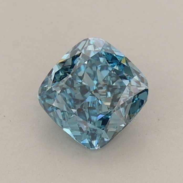 Loose Lab Diamond - IGI Cushion Modified 0.75ct Fancy Vivid Blue VVS2: Loose Lab Diamond - IGI Cushion Modified 0.75ct Fancy Vivid Blue VVS2 Experience the rare beauty of a Fancy Vivid Blue lab diamond, certified by IGI as 0.75ct VVS2 in a cushion modified cut. This