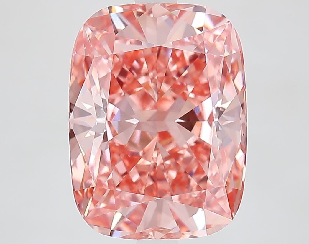 Loose Lab Diamond - IGI Cushion Modified 5.1ct Fancy Vivid Pink VVS2: Loose Lab Diamond - IGI Cushion Modified 5.1ct Fancy Vivid Pink VVS2 Experience the rare beauty of a lab-grown diamond, boasting an exceptional 5.1ct Fancy Vivid Pink hue that shines with unparalleled