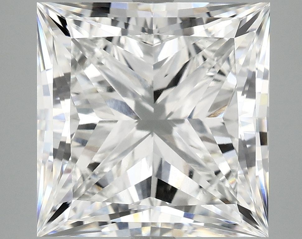 IGI Princess 8.02ct E VVS2 Loose Lab Diamond: IGI Princess 8.02ct E VVS2 Loose Lab Diamond A rare and exceptional find, this 8.02ct IGI Princess lab diamond boasts an impressive color grade of E, clarity of VVS2, and exceptional polish and symmet