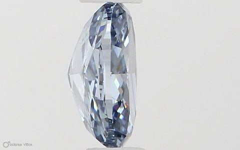 IGI Oval 0.35ct Fancy Vivid Blue VVS2 Loose Lab Diamond: IGI Oval 0.35ct Fancy Vivid Blue VVS2 Loose Lab Diamond Experience the breathtaking beauty of a Fancy Vivid Blue diamond, one of the rarest and most coveted colors in nature. This stunning 0.35ct